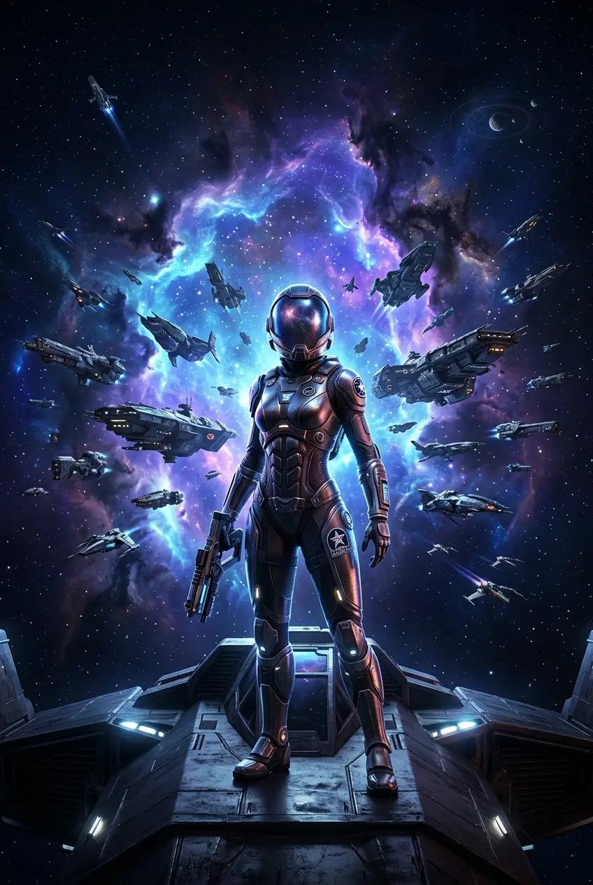 Galaxy Raiders strategy game artwork